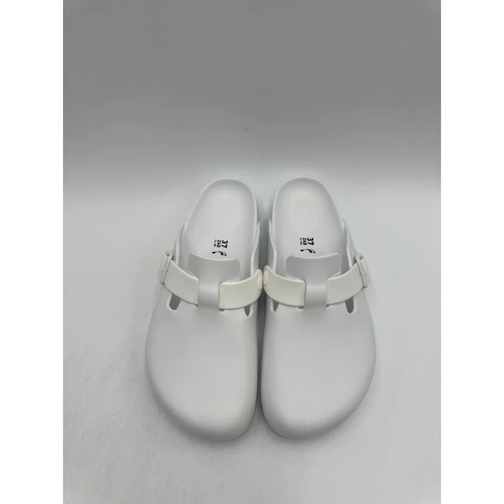 Birkenstock Boston EVAS NEW Men's Regular Fit Sandal Color White Multiple Sizes